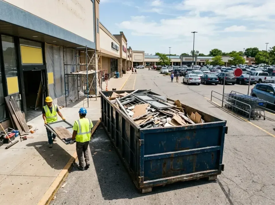 retail-store-renovation-debris-003 — frequently asked questions, Roll-off Dumpster Rentals in India Hook, SC